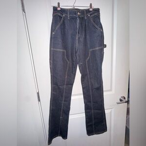 Fashion Nova Dark Blue Flare Jeans